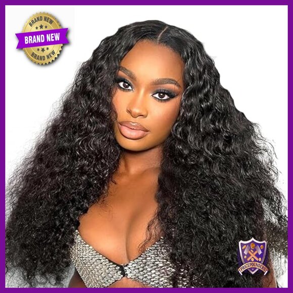 13x4 Curly Wave Lace Front Wig Human Hair 250% Density 26 Inch main image 5